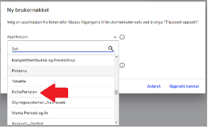Ny brukernøkkel HoltePortalen